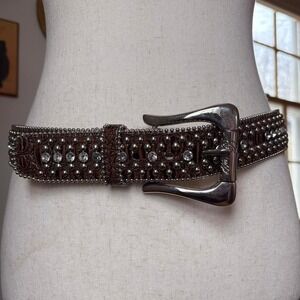 Chunky Embellished Studded Belt